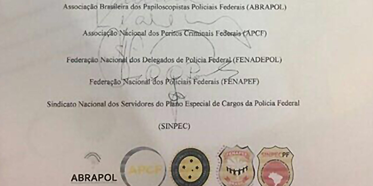 Nota Conjunta das Entidades Representativas da Polícia Federal