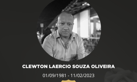 NOTA DE FALECIMENTO – CLEWTON LAERCIO SOUZA OLIVEIRA
