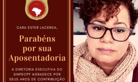 AGRADECIMENTOS POR SERVIÇOS PRESTADOS  – ESTER LACERDA da SILVA