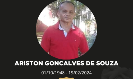 NOTA DE FALECIMENTO – ARISTON GONCALVES DE SOUZA*