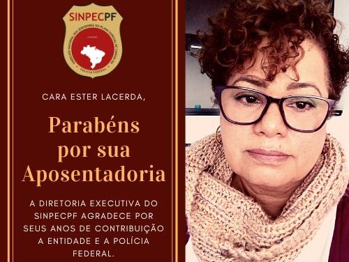 AGRADECIMENTOS POR SERVIÇOS PRESTADOS  – ESTER LACERDA da SILVA