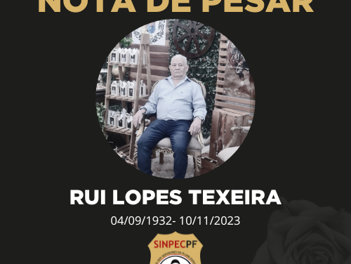 NOTA DE FALECIMENTO – RUI LOPES TEXEIRA