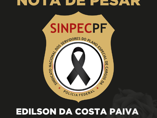 NOTA DE PESAR – EDILSON DA COSTA PAIVA