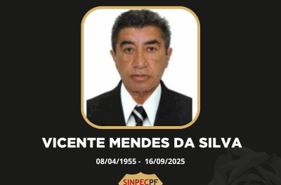 NOTA DE PESAR – VICENTE MENDES DA SILVA