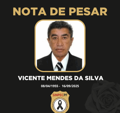 NOTA DE PESAR – VICENTE MENDES DA SILVA