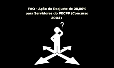 FAQ – Ação do Reajuste de 28,86% para Servidores do PECPF (Concurso 2004) 