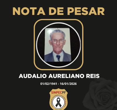 NOTA DE PESAR – AUDÁLIO AURELIANO REIS