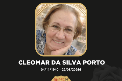 NOTA DE PESAR: CLEOMAR DA SILVA PORTO
