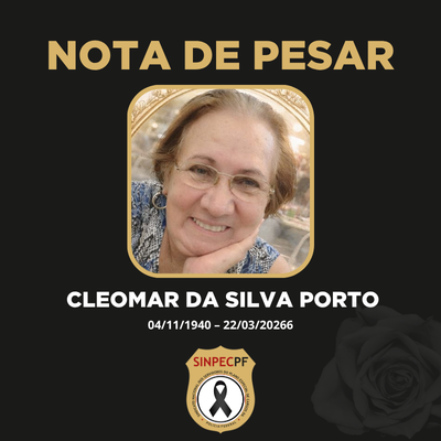 NOTA DE PESAR: CLEOMAR DA SILVA PORTO