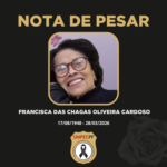 NOTA DE FALECIMENTO – FRANCISCA DAS CHAGAS OLIVEIRA CARDOSO