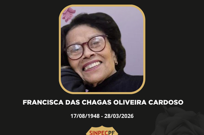 NOTA DE FALECIMENTO – FRANCISCA DAS CHAGAS OLIVEIRA CARDOSO